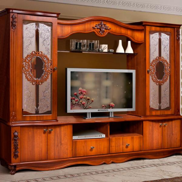 Шкаф Линейный KMK Versal 240 x 50.5см x 195.5 / ДСП / Орех экко photo 1