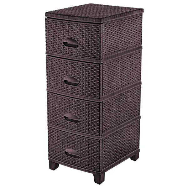Comodă Turan TRN-069 94 x 37.5 x 44.5/ Plastic/ Brown photo 1