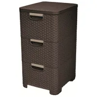 Comodă Curver 1060496001 60 x 33 x 38/ Plastic/ Dark brown