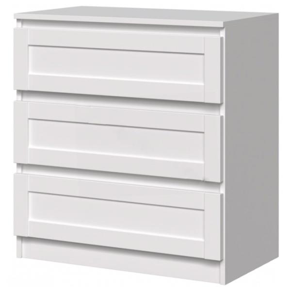 Комод TopEshop Malwa Ramka M3 75см x 70см x 40см/ МДФ/ Белый photo 1 Комод TopEshop Malwa Ramka M3 75см x 70см x 40см/ МДФ/ Белый photo 1