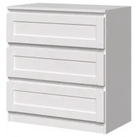 Comodă TopEshop Malwa Ramka M3 75 x 70 x 40/ MDF/ Alb