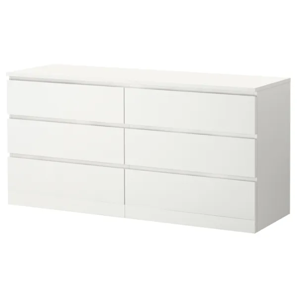Comodă Ikea Malm 78 x 160 x 48/ PAL/ Alb photo 1