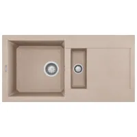 Chiuvetă Elleci Easy 425 86 x 43.5 / Piatră naturală / Sand