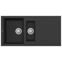 Chiuvetă Elleci Easy 475 100 x 50 / Piatră naturală / Black