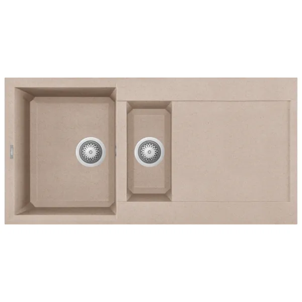 Кухонная мойка Elleci Easy 475 100 x 50 / Натуральный камень / Песочный photo 1 Кухонная мойка Elleci Easy 475 100 x 50 / Натуральный камень / Песочный photo 1