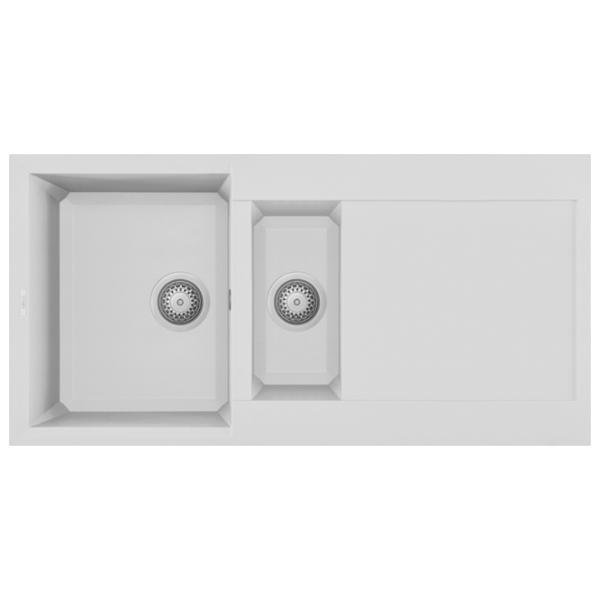 Chiuvetă Elleci Easy 475 100 x 50 / Piatră naturală / White photo 1 Chiuvetă Elleci Easy 475 100 x 50 / Piatră naturală / White photo 1
