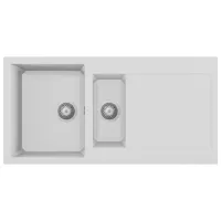 Chiuvetă Elleci Easy 475 100 x 50 / Piatră naturală / White