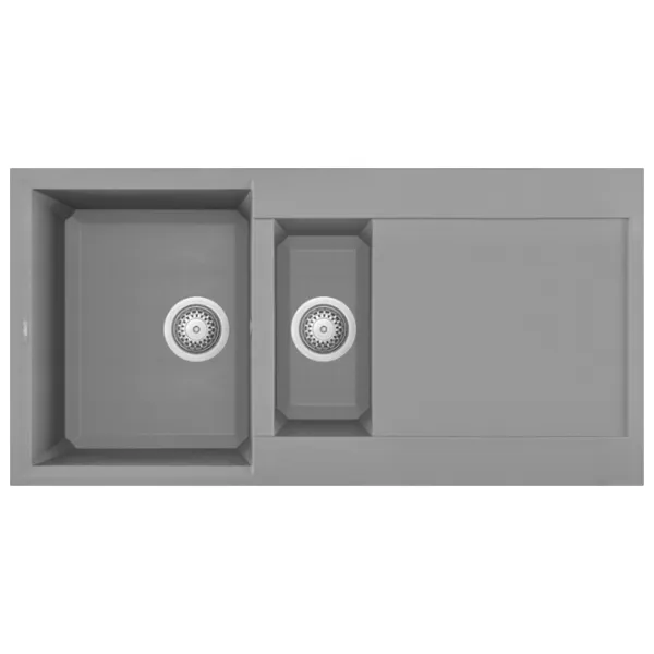 Chiuvetă Elleci Easy 475 100 x 50 / Piatră naturală / Gray photo 1 Chiuvetă Elleci Easy 475 100 x 50 / Piatră naturală / Gray photo 1