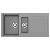 Chiuvetă Elleci Easy 475 100 x 50 / Piatră naturală / Gray