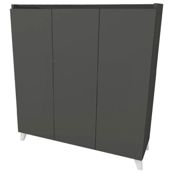 Комод Fabulous Multifunctional Cabinet 103.5см x 90см x 30см/ ДСП/ Антрацит photo 1