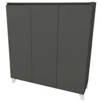 Comodă Fabulous Multifunctional Cabinet 103.5 x 90 x 30/ PAL/ Antracit