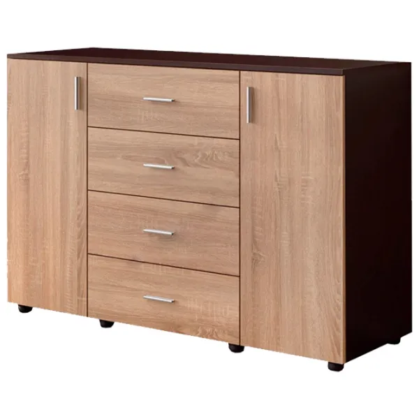 Комод Ideal Mobila Smart 76см x 110см x 43см/ ПВХ/ Венге photo 1