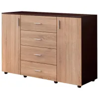 Comodă Ideal Mobila Smart 76 x 110 x 43/ PVC/ Wenge