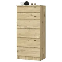Comodă Akord K60 6SZ 130 x 60 x 40/ PAL/ Artisan Oak