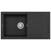 Chiuvetă Elleci Easy 290 78 x 43.5 / Piatră naturală / Black