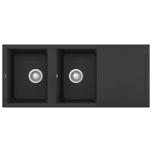 Кухонная мойка Elleci Easy 500 116 x 50 / Натуральный камень / Черный photo 1 Кухонная мойка Elleci Easy 500 116 x 50 / Натуральный камень / Черный photo 1