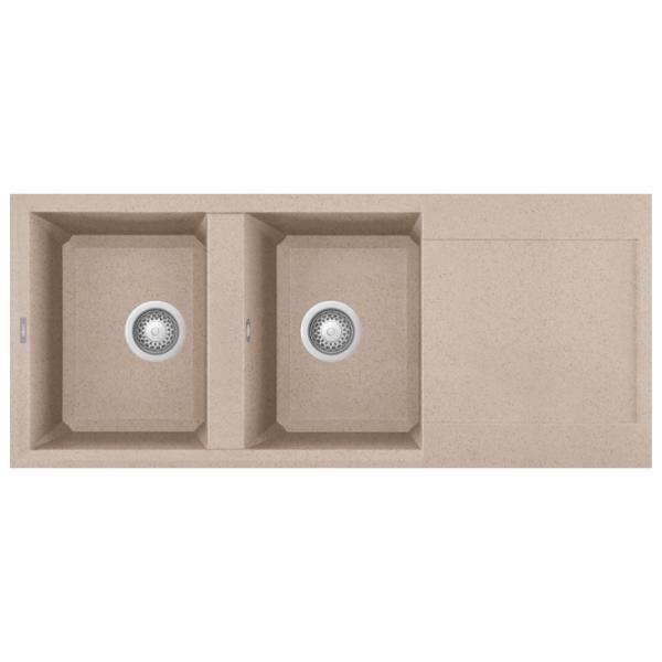 Кухонная мойка Elleci Easy 500 116 x 50 / Натуральный камень / Песочный photo 1 Кухонная мойка Elleci Easy 500 116 x 50 / Натуральный камень / Песочный photo 1
