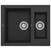 Chiuvetă Elleci Easy 150 60 x 50 / Piatră naturală / Black