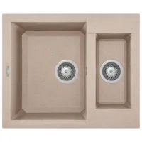 Chiuvetă Elleci Easy 150 60 x 50 / Piatră naturală / Sand