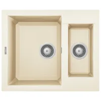 Chiuvetă Elleci Easy 150 60 x 50 / Piatră naturală / Bianco antico