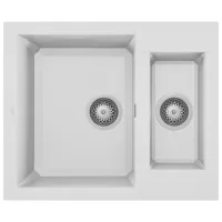 Chiuvetă Elleci Easy 150 60 x 50 / Piatră naturală / White