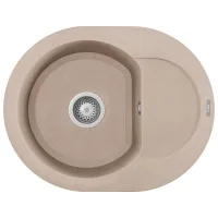 Chiuvetă Elleci Easy 600 60 x 47 / Piatră naturală / Sand