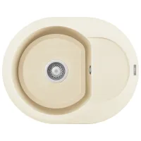 Chiuvetă Elleci Easy 600 60 x 47 / Piatră naturală / Bianco antico