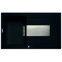 Chiuvetă Elleci Sirex 400 86 x 51.5 / Piatră artificială / Black