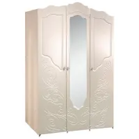 Шкаф Линейный KMK Perla 3D 0380.14 145 x 58см x 239.5 / ДСП / Венге светлый