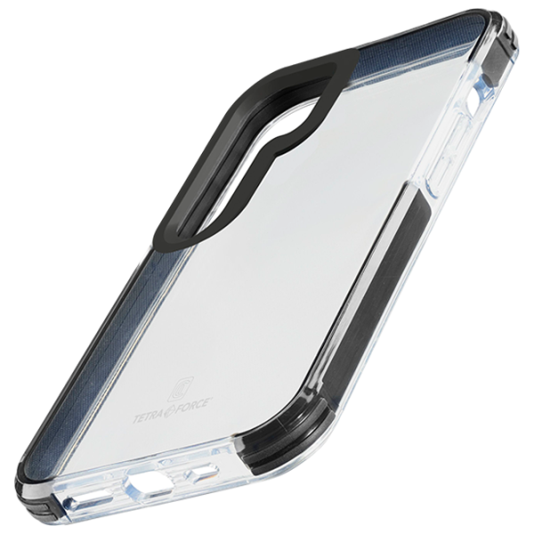Husă pentru smartphone Samsung Galaxy S24 Plus Cellularline/ Back/ TPU/ Transparent Black photo 1