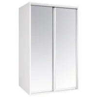 Шкаф Купе Modern Braun Top 2 160 x 45см x 210 / ДСП / Белый