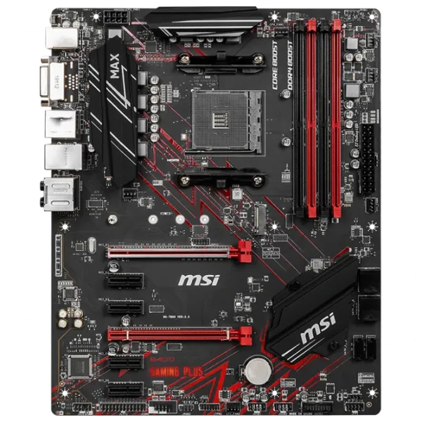 Материнская плата MSI B450 GAMING PLUS MAX ATX/ AMD B450 photo 1 Материнская плата MSI B450 GAMING PLUS MAX ATX/ AMD B450 photo 1