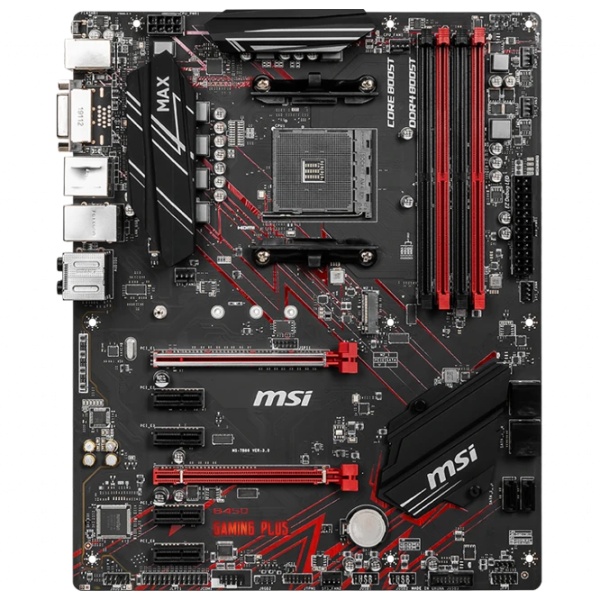 Материнская плата MSI B450 GAMING PLUS MAX ATX/ AMD B450 photo 1 Материнская плата MSI B450 GAMING PLUS MAX ATX/ AMD B450 photo 1