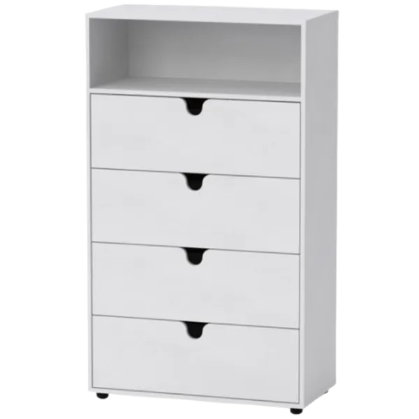Noptiere Compania MG-7 137.1 x 80 x 40/ PAL/ White photo 1