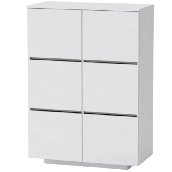 Noptiere Compania MG-5 118 x 85 x 40/ PAL/ White photo 1