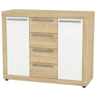 Тумбочки Compania MG-1 90см x 110см x 40см/ ЛДСП/ Дуб сонома