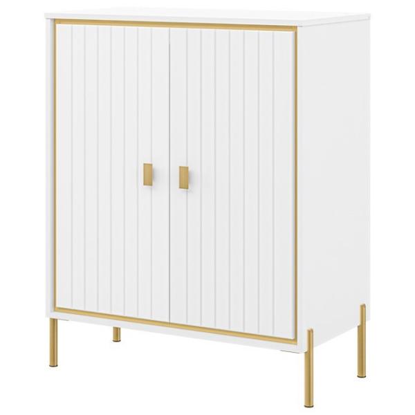Комод Neman Luxor 110см x 89см x 45см/ МДФ/ Белый photo 1
