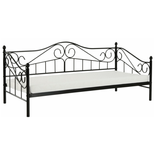 Кровать Mobhaus Daina 90 x 200 см/ Металл/ Черный photo 1