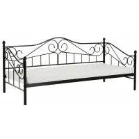 Кровать Mobhaus Daina 90 x 200 см/ Металл/ Черный