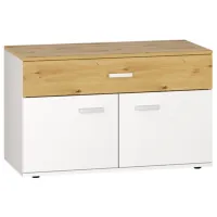 Комод Sokme Барселона 51.1см x 80.3см x 37см/ ЛДСП/ Белый