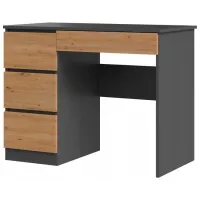 Офисный стол TopEshop Mijas Left ДСП/ Антрацит