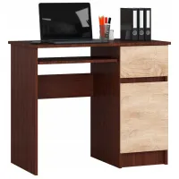 Masă de birou Akord Piksel Right PAL/ Wenge