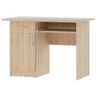 Офисный стол Haaus 1S1U ДСП/ Дуб Сонома
