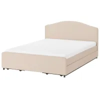 Кровать Ikea Hauga 160 x 200 см/ МДФ/ Бежевый