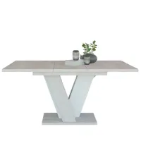 Masă de bucătărie extensibilă Prospero Viney K350 PAL/ White