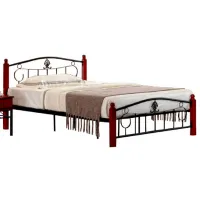 Pat Tempo Kondela Magenta 140 x 200 cm/ Masiv/ Black