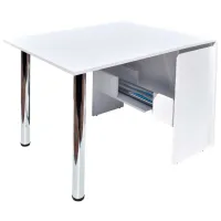 Кухонный стол раскладной Marcel Prod Lux RO ДСП/ Белый