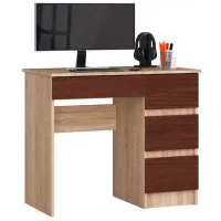 Офисный стол Akord A-7 90 Right ДСП/ Дуб Сонома