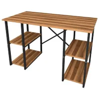 Офисный стол Fabulous 4 Shelves Study Desk ДСП/ Грецкий орех