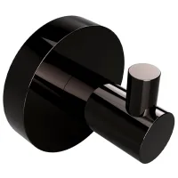 Cuier de baie Bemeta Hematit Alamă